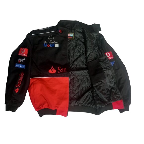 NASCAR Santander Mercedes-Benz Racing Jacket – Size XL – Motorsport Style - Picture 2 of 5